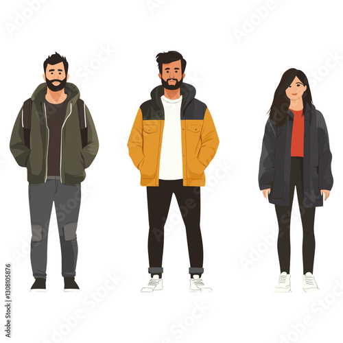 People group illustration clothing person vector