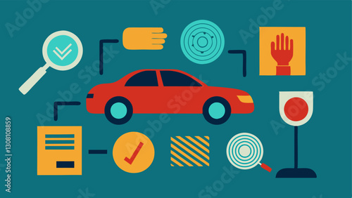 These descriptions cover a range of scenarios and techniques involved in a forensic fingerprint investigation on a car.