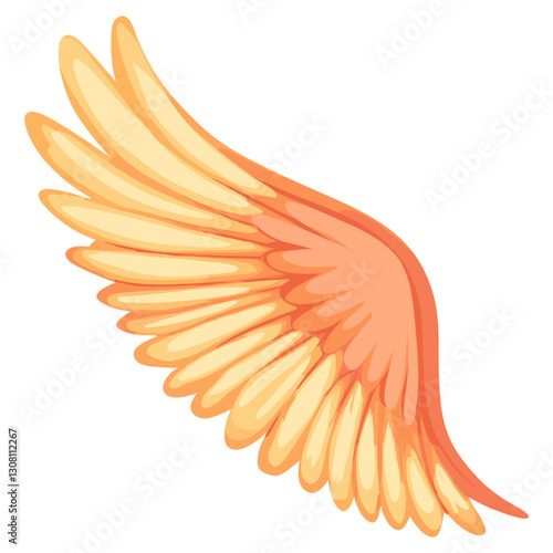 Wing illustration art feathered vector
