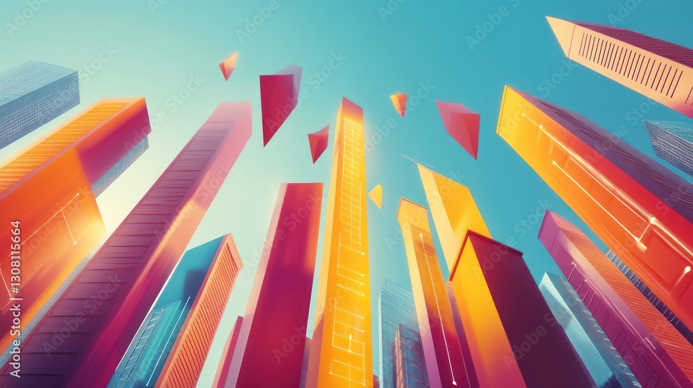 Vibrant Cityscape: A Futuristic Architectural Vision Vibrant Cityscape: A Futuristic Architectural Vision