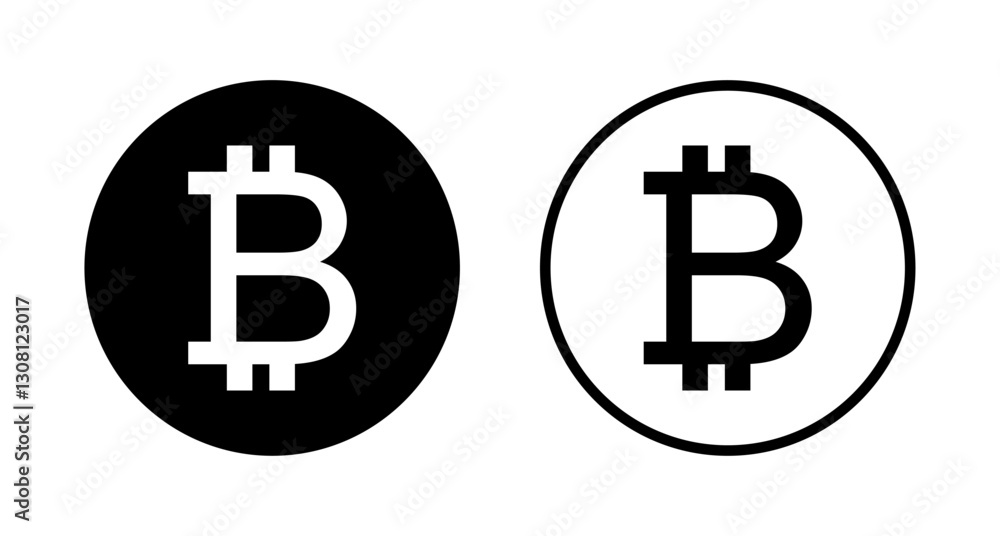 Bitcoin icon logo design. bitcoin sign and symbol. payment symbol. cryptocurrency logo Bitcoin icon logo design. bitcoin sign and symbol. payment symbol. cryptocurrency logo