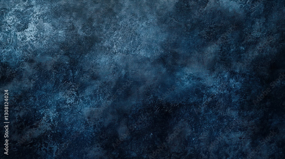 A textured dark blue background resembling rough denim fabric. A textured dark blue background resembling rough denim fabric.