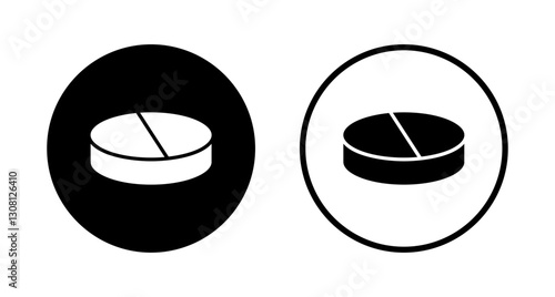 Pills icon logo design. capsule icon. Drug sign and symbol