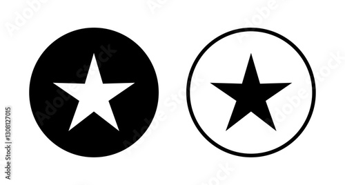 Star icon logo design. rating sign and symbol. favourite star icon