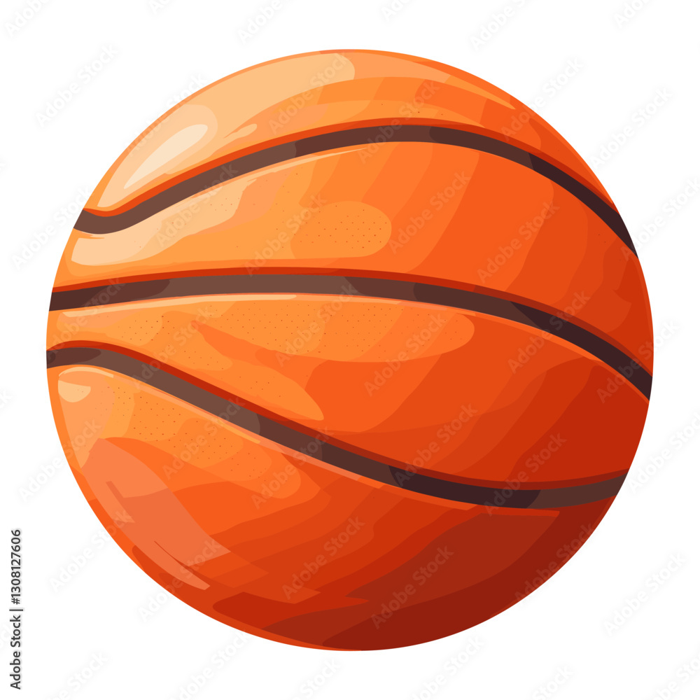 Fototapeta premium Basketball illustration sports equipment vector