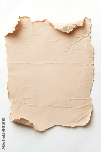 A ripped piece of paper