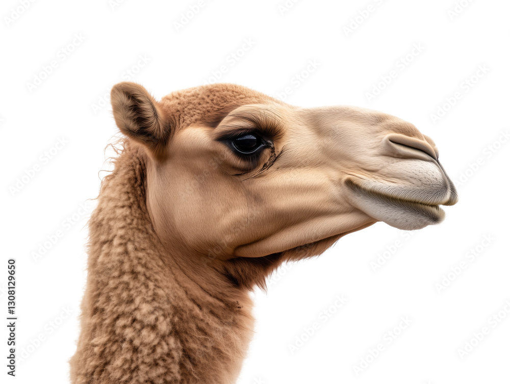 Obraz premium The Resilient Camel: A Remarkable Mammal Adapted to Survive and Thrive in Harsh Desert Environments, Symbolizing Strength and Survival in Arid Landscapes.