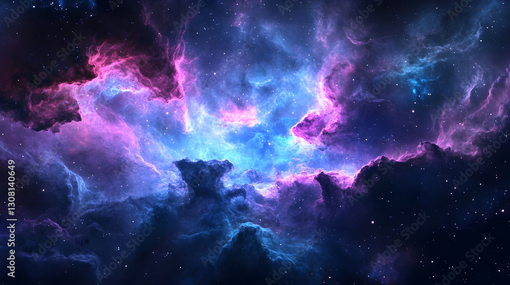Cosmic nebula cloud background with swirling purples blues and pinks glowing in a dreamy celestial pattern Cosmic nebula cloud background with swirling purples blues and pinks glowing in a dreamy celestial pattern
