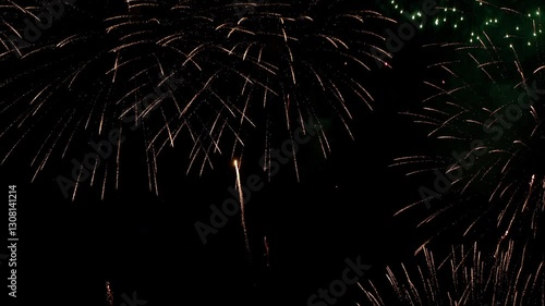 Fireworks celebration background : for christmas , new year or countdown celebration projects 2