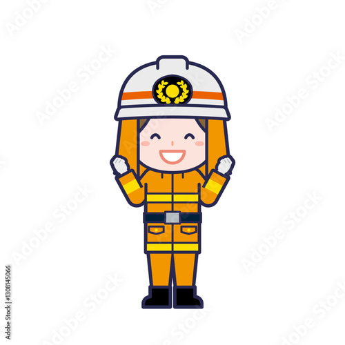 消防士／女性 07