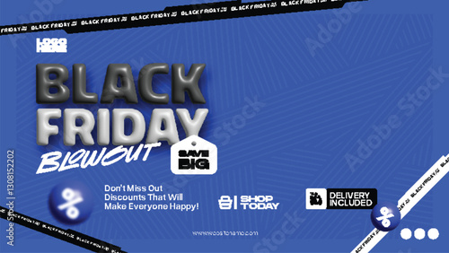 Elegant Black Friday Social Media Promotion Template