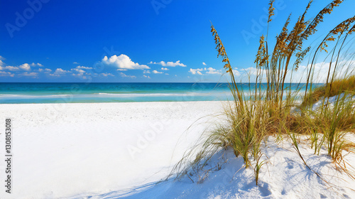 Fototapeta Naklejka Na Ścianę i Meble -   siesta key midday beach