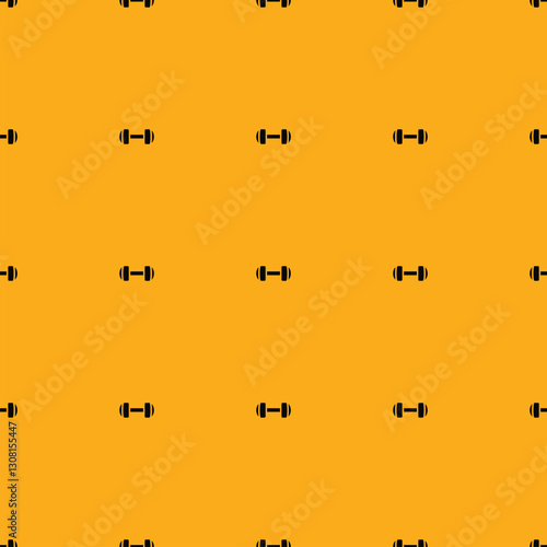 Fitness pattern background, dumbbells seamless pattern, seamless dumbbell pattern background