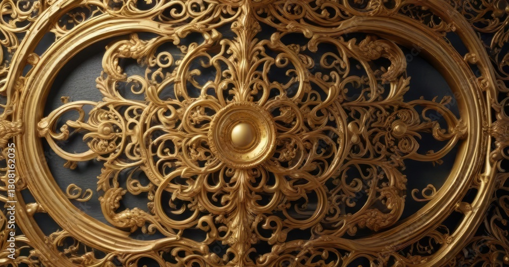 intricate golden filigree woven into the background, metallic shine, abstract background intricate golden filigree woven into the background, metallic shine, abstract background