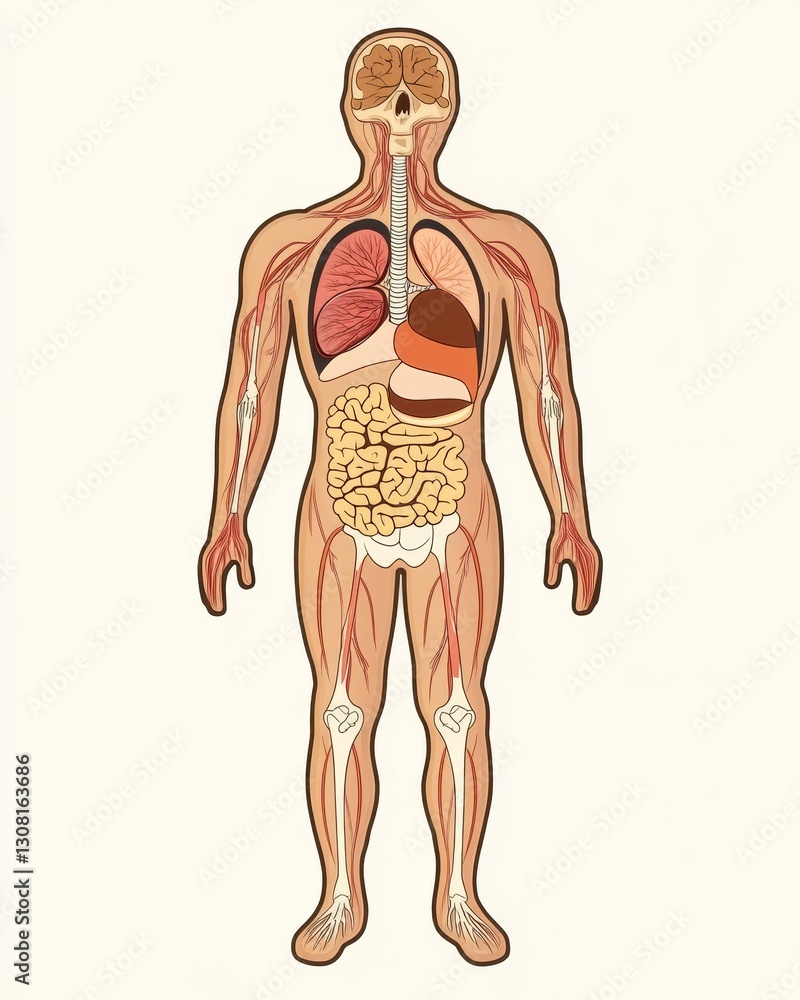 flat art of human anatomy organ. human anatomy flat art of human anatomy organ. human anatomy