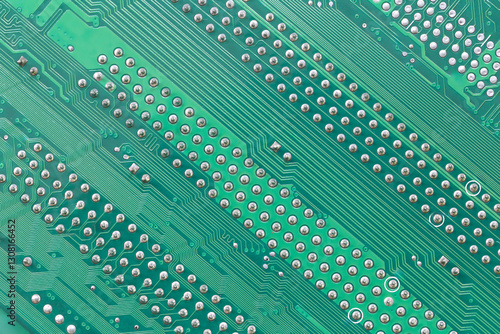 Obraz na płótnie Green Mainboard panel background. w salonie