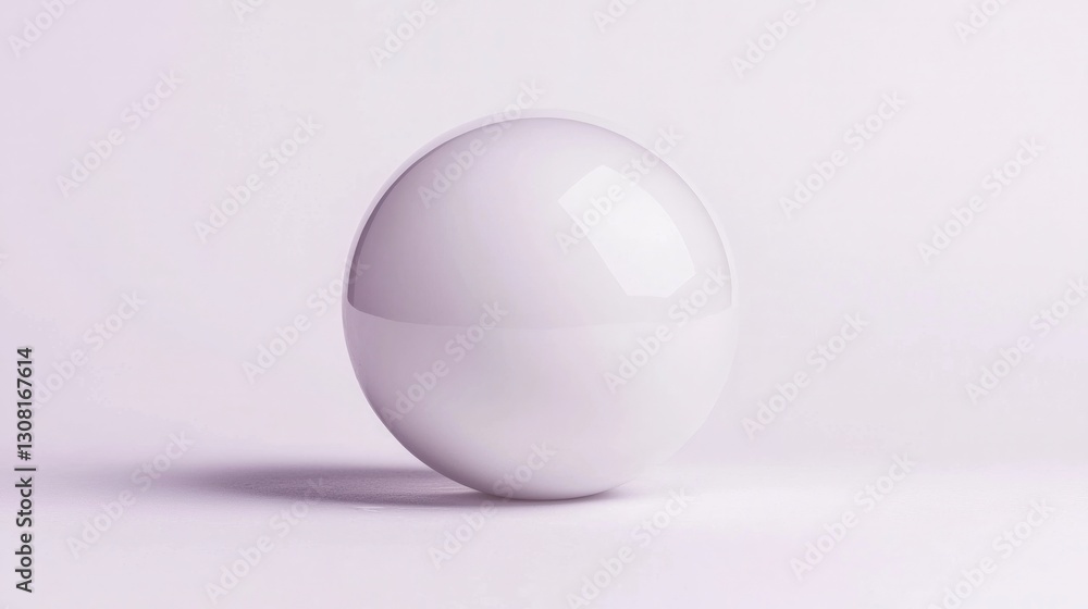 Glossy White Sphere Perfect Ice Ball Abstract Background Minimalist Design Food Presen Glossy White Sphere Perfect Ice Ball Abstract Background Minimalist Design Food Presen