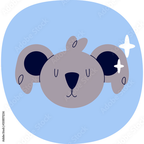 Animals head icons - wild animals