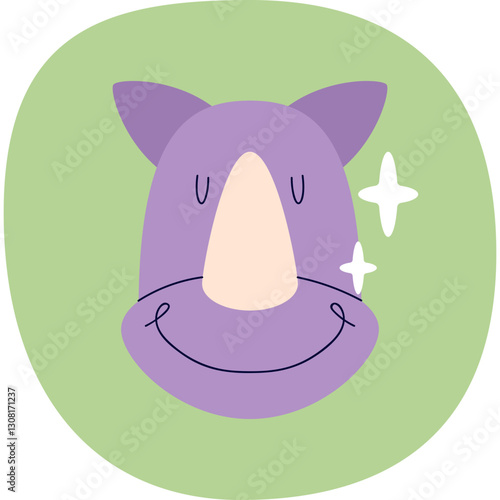 Animals head icons - wild animals