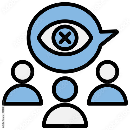 Stereotype Blue Black Icon