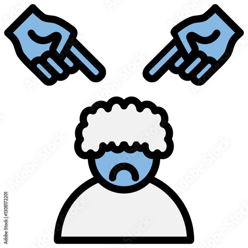 Stigma Blue Black Icon