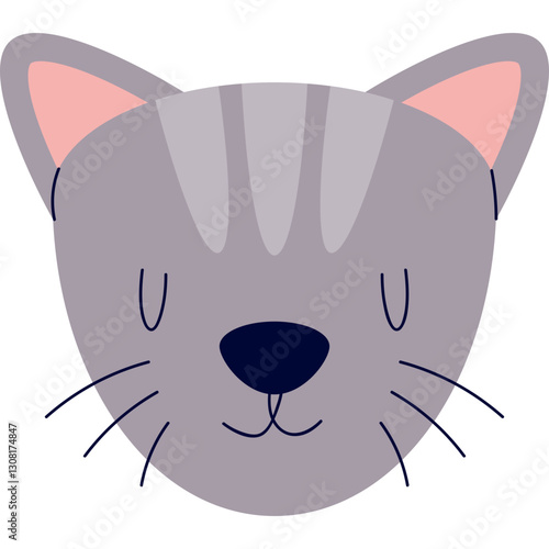 Animals head icons - wild animals