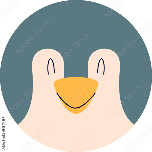 Canvas Print Animals head icons - wild animals