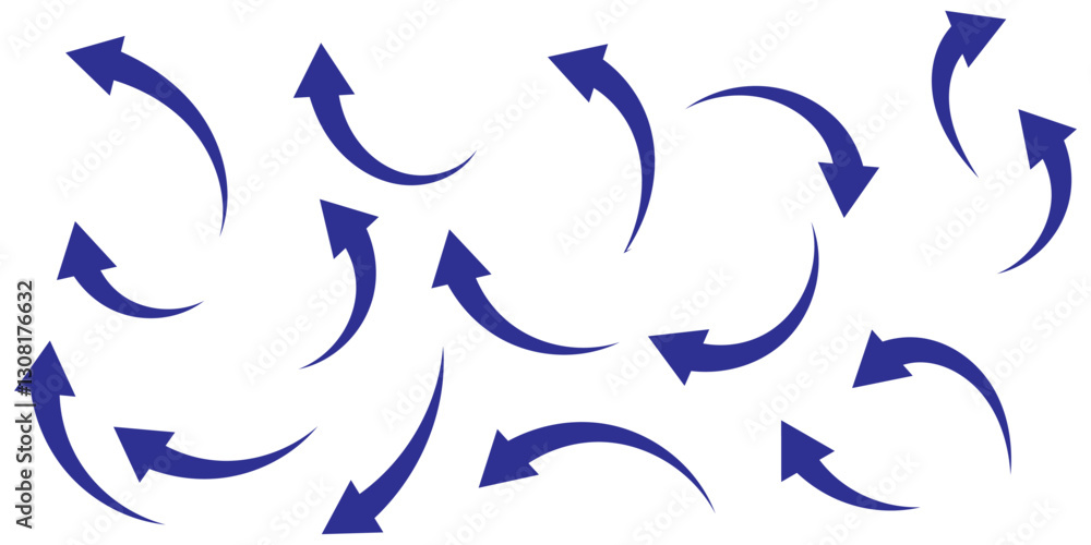 curve arrows icon curve arrows icon