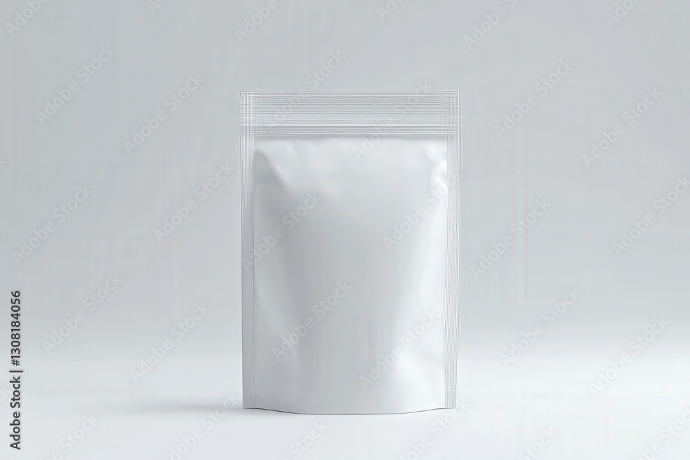 Blank White Stand-Up Pouch Mockup. (13) Blank White Stand-Up Pouch Mockup. (13)