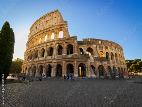 Photography colosseum in rome