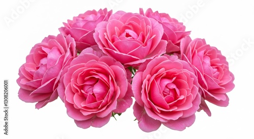 Wallpaper Mural Soft Pink Roses Bloom Beautifully. AI Generated Torontodigital.ca