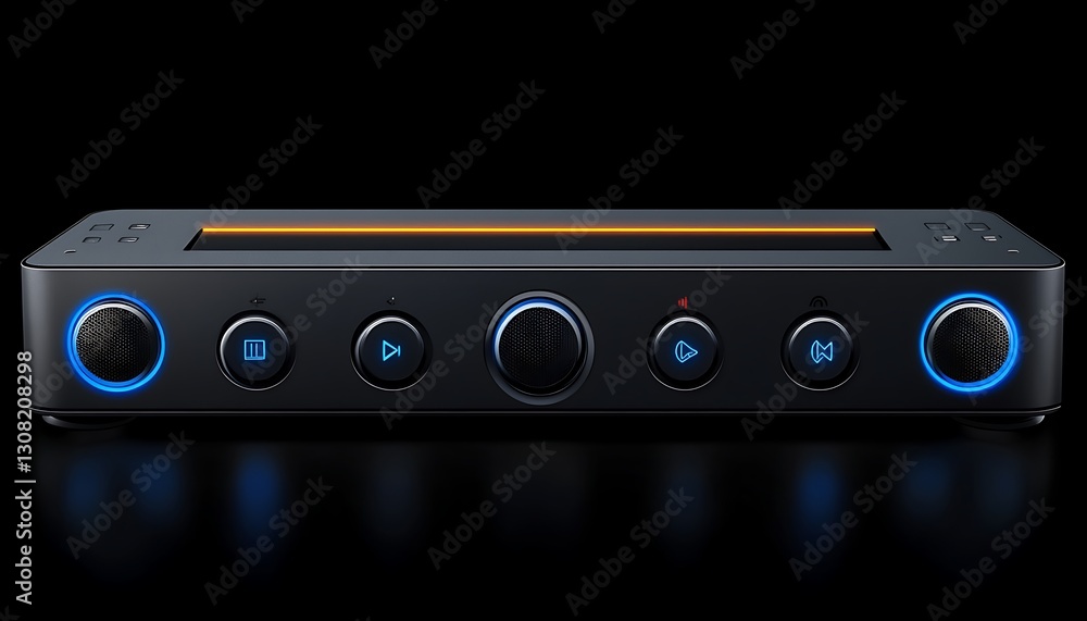 Audio Control Panel, Dark Studio Audio Control Panel, Dark Studio