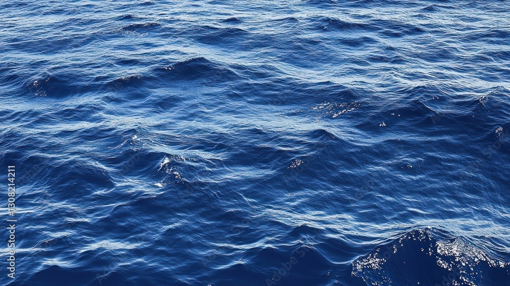 Ocean's surface view with water ripples used for backgrounds, travel or nature shots Ocean's surface view with water ripples used for backgrounds, travel or nature shots