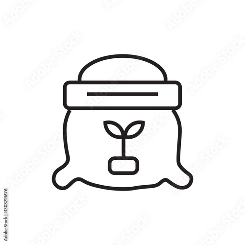 fertilizer line icon