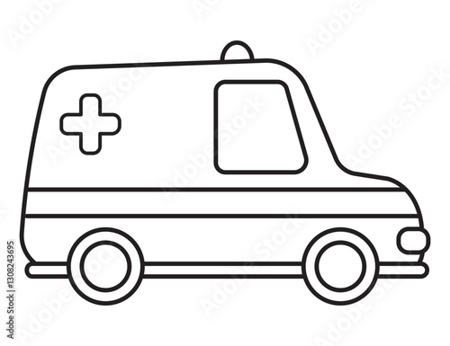 Wallpaper Mural Ambulance Outline Icon Torontodigital.ca