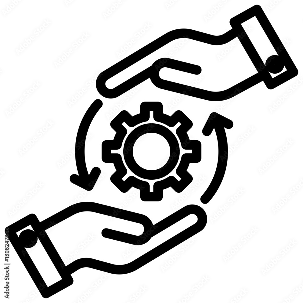 Development Outline Icon Development Outline Icon