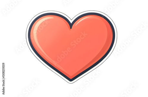 Heart symbol emotions graphic design digital art close-up love concept for creative projects