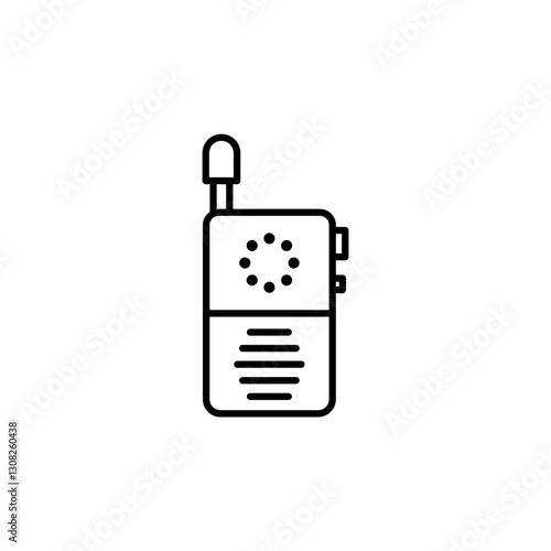 Walkie Talkie line icon