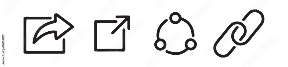 Share Icon set. Social Media Share Icon, share Button Vector, share Symbol, sharing Icon Set, web Share Icon,share Sign,communication Share Icon. vector illustration eps 10. Share Icon set. Social Media Share Icon, share Button Vector, share Symbol, sharing Icon Set, web Share Icon,share Sign,communication Share Icon. vector illustration eps 10.