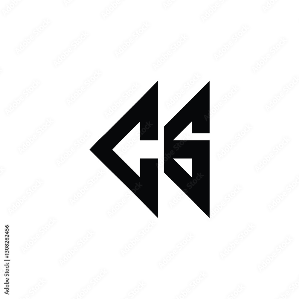 CG monogram logo design letter text name symbol monochrome logotype alphabet character simple logo CG monogram logo design letter text name symbol monochrome logotype alphabet character simple logo