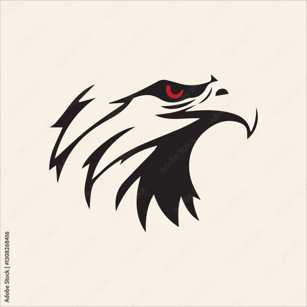 Obraz premium Eagle head vector logo. Eagle head vector logo. Eagle head logo