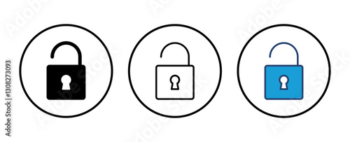 Lock icon vector. Padlock icon vector. Encryption icon. Security symbol
