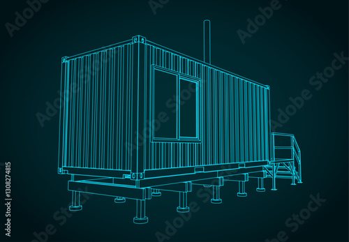 Container house blueprint