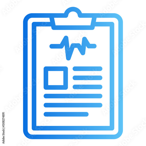 medical history Gradient icon