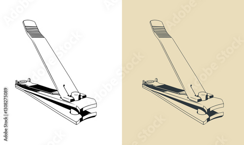 Nail clipper illustrations