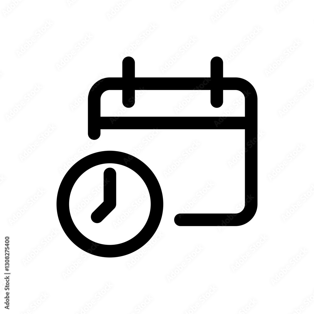 Schedule, task management icon vector Schedule, task management icon vector