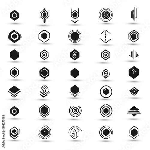 Concept creative abstract logo collection Logo can be used for icon brand identity finance