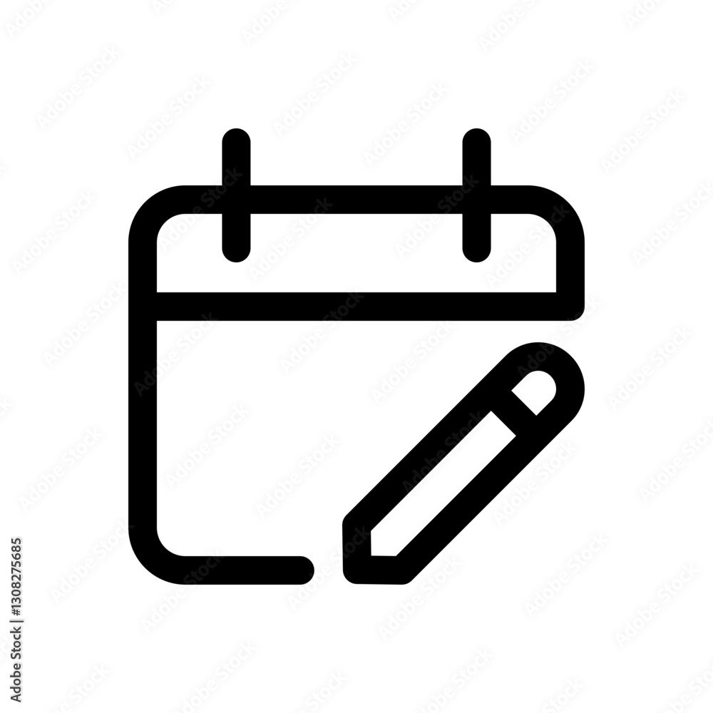 Schedule, task management icon illustration
Schedule, task management icon illustration