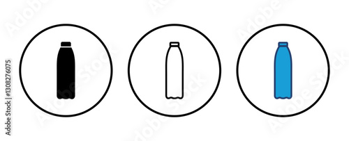 Bottle icon vector. bottle vector icon
