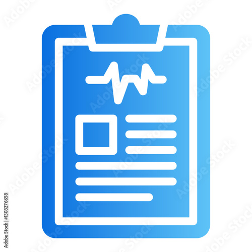 medical history Gradient icon